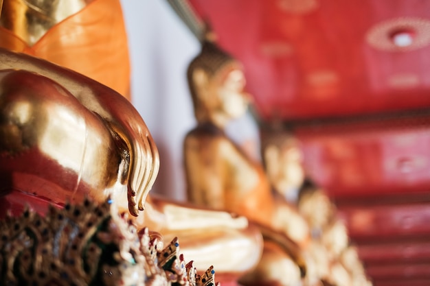 Hand of buddha in temple