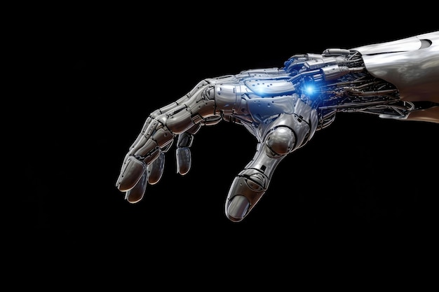 Hand of a Cyborg Generative AI