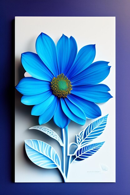 Hand draw colorful flower free photos and background