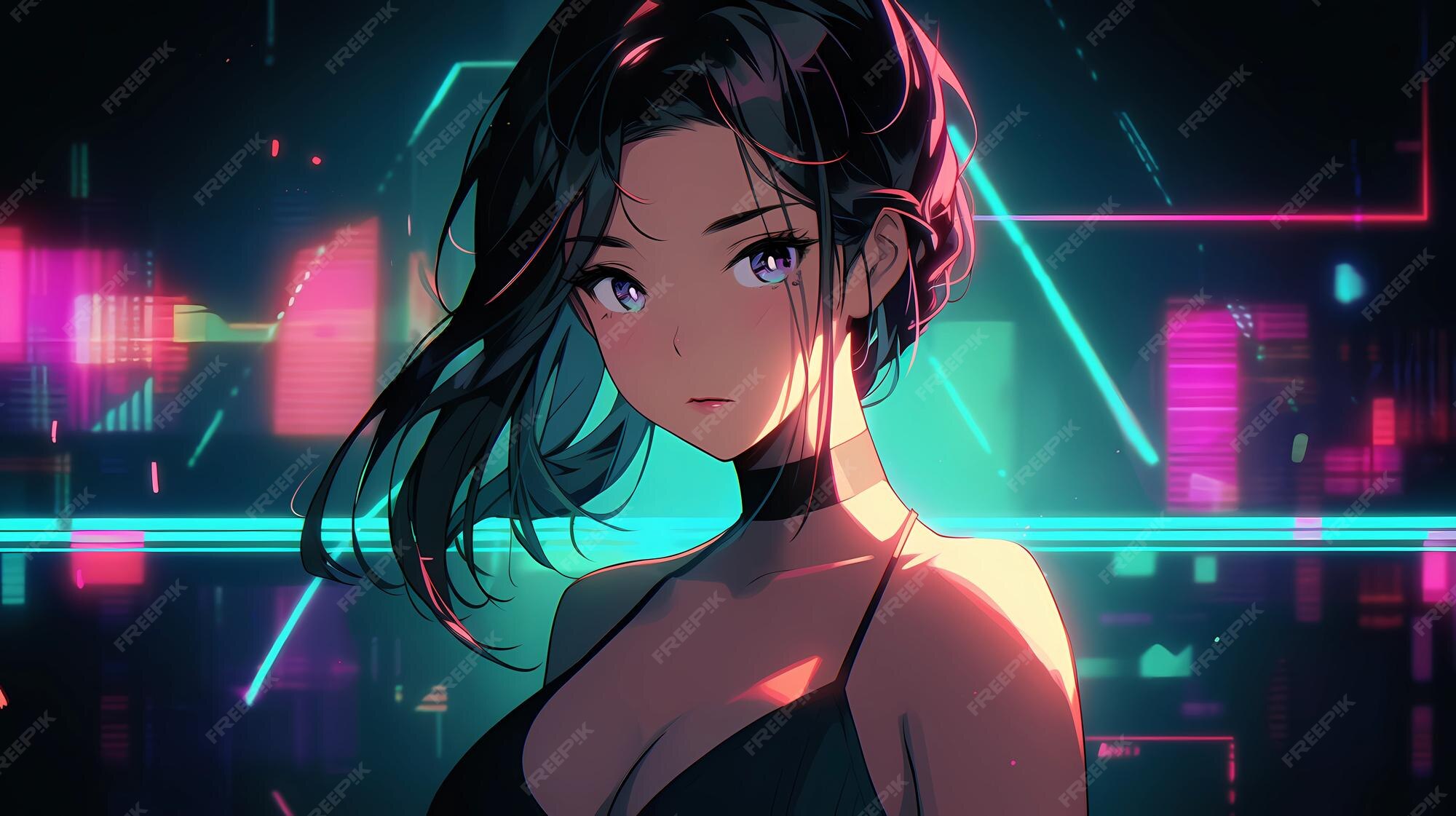 premium-ai-image-hand-drawn-cartoon-beautiful-and-cute-girl