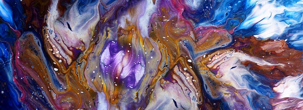 손으로 그린 화려한 그림 추상 미술 파노라마 배경 색상 질감 디자인 일러스트 레이션