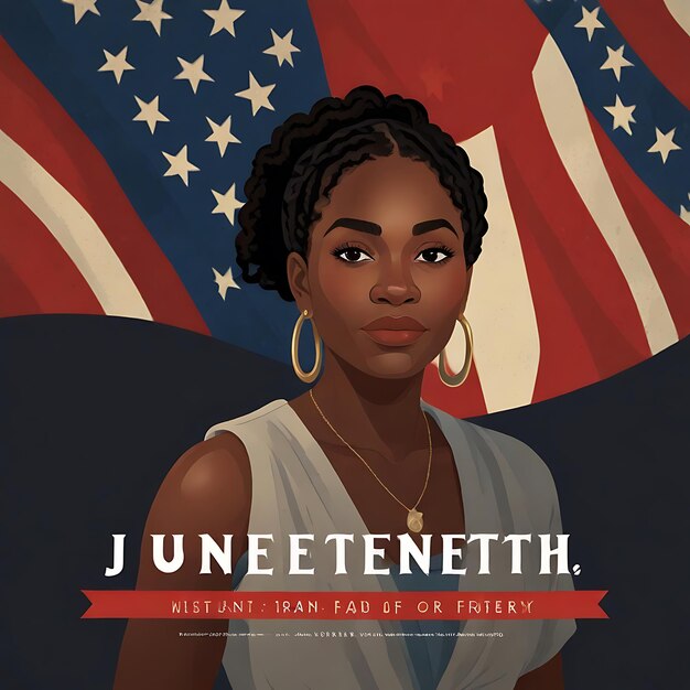 Hand Drawn Juneteenth Celebration Illustration