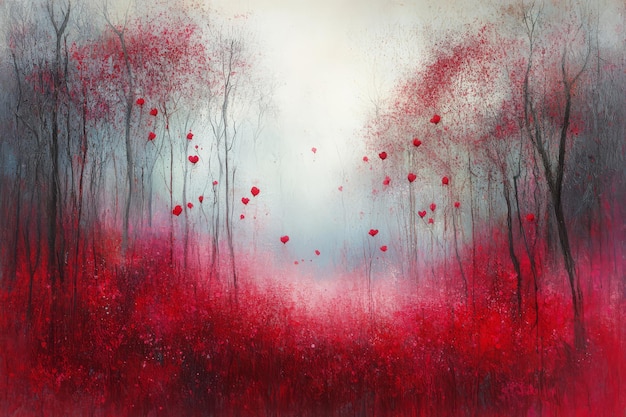 hand drawn landscape oil painting abstract art background oil painting on canvas textured artwork