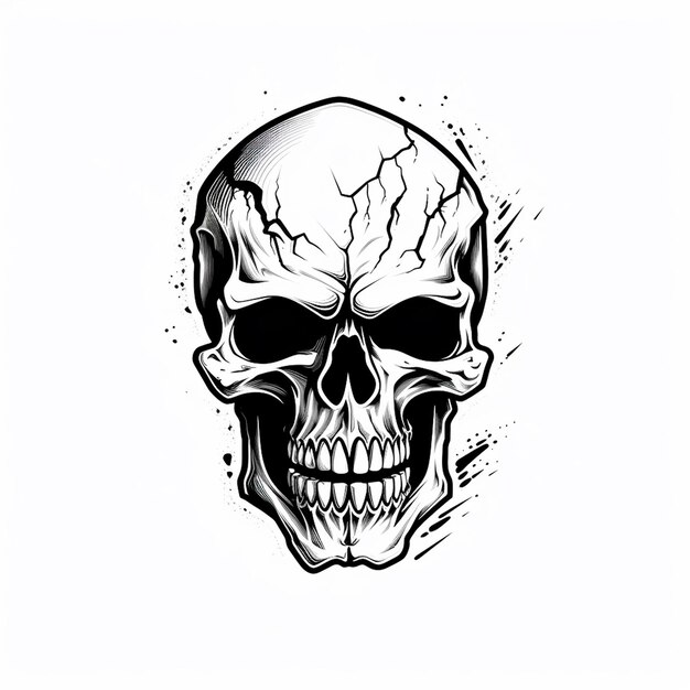 Hand Drawn Skull Icon