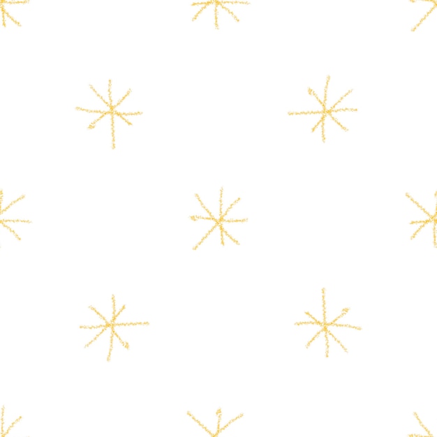 Photo hand drawn snowflakes christmas seamless pattern. subtle flying snow flakes on chalk snowflakes background. artistic chalk handdrawn snow overlay. original holiday season decoration.