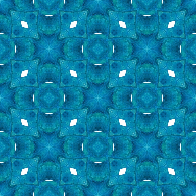 손으로 그린 열대 원활한 테두리 블루 주목할만한 boho 세련된 여름 디자인 섬유 준비 놀라운 인쇄 수영복 직물 벽지 포장 열대 원활한 패턴