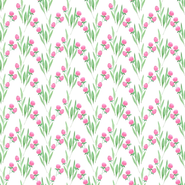 흰색 배경 Giftwrapping 섬유 직물 벽지에 손으로 그린 수채화 핑크 추상 루체른 원활한 패턴