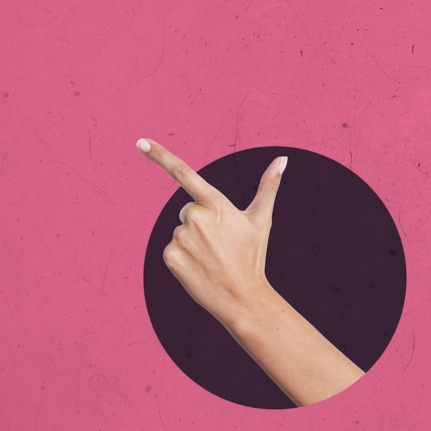 hand from portal concept art creative background design advertisment copy space for your text