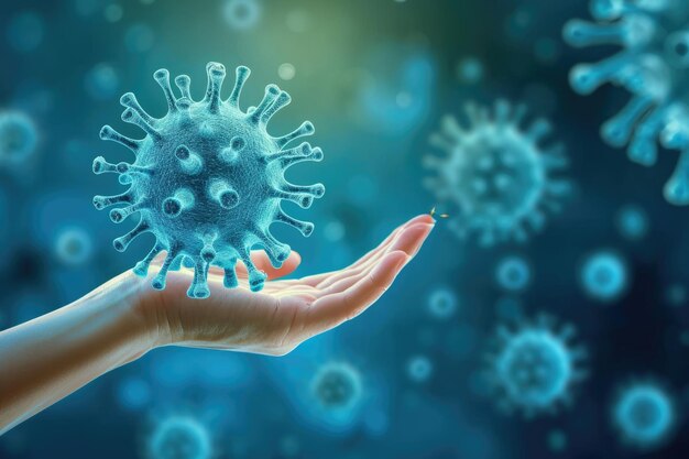 Hand to hand transmission of coronavirus in healthcare settings