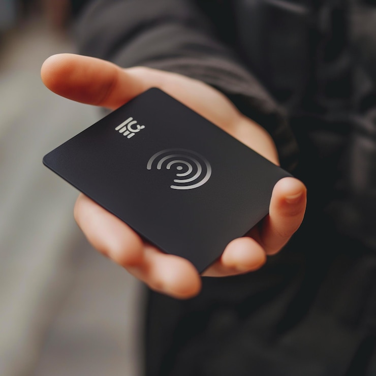 Photo a hand holding a black and silver device that says  z  on it