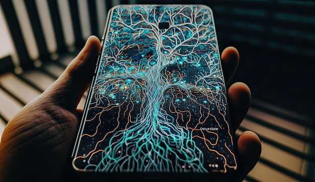 A hand holding a samsung galaxy s10 phone