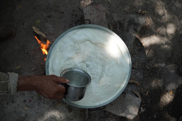 Hand made fresh cheese