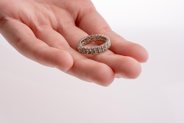 Hand met ring