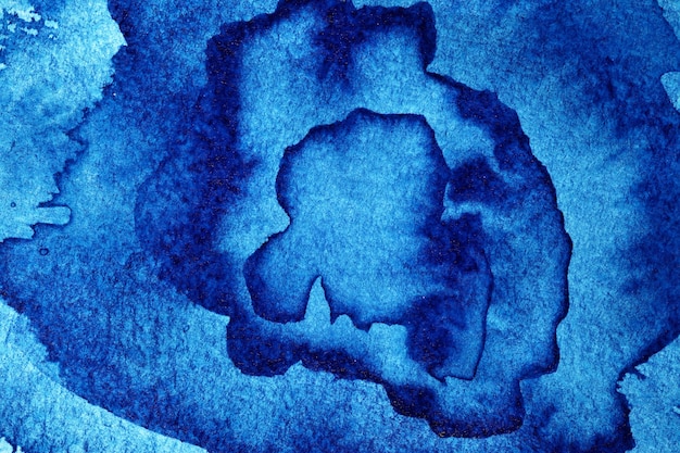Foto sfondo astratto blu dipinto a mano
