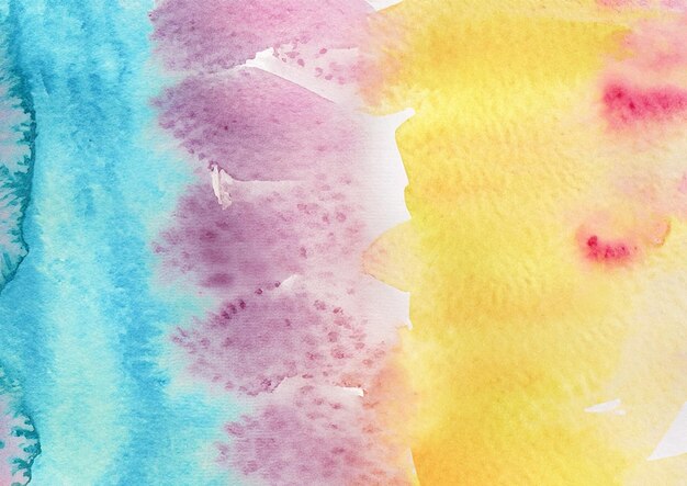 Hand painted abstract background of watercolors on paper texture