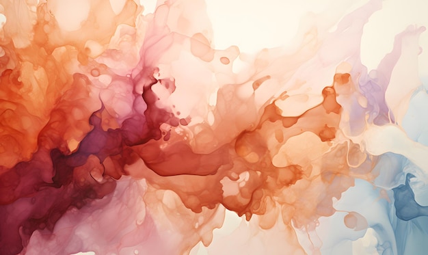 Hand Painted Abstract Watercolor Artwork