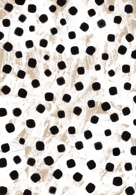 Hand painted black spots abstract black brushes abstract\
art