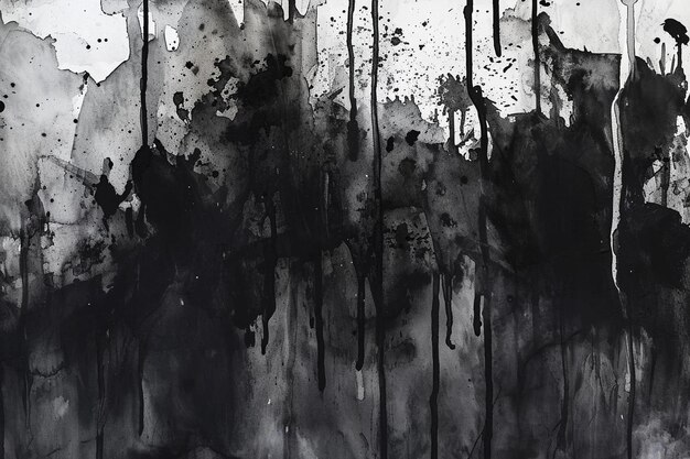 Hand painted black watercolour background