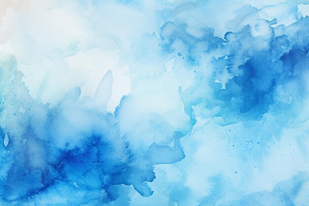 hand painted blue watercolor background