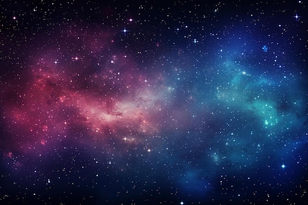 Hand painted galaxy colorful background