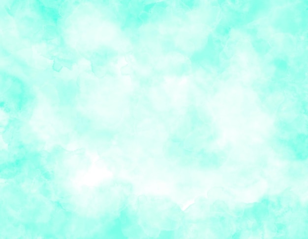 Hand Painted sky blue watercolor Texture background