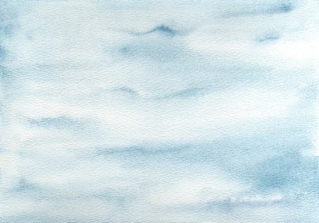 Photo hand painted soft watercolor background. creative textured surface of brush strokes. bright texture for cards, banner, poster, print, web, scrapbook paper design