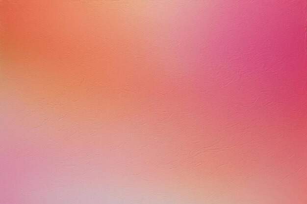 Hand painted texture background in gradient pink and orange