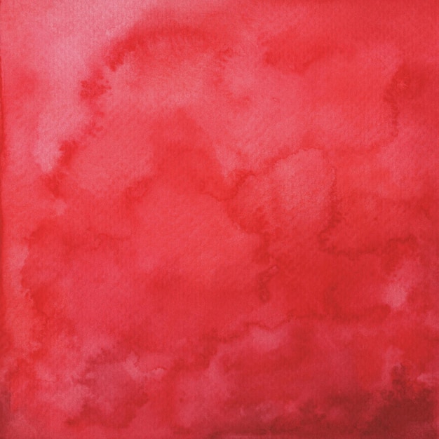 Hand painted watercolor abstract red gradient background for your design