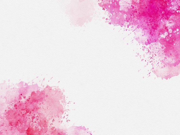 Hand painted watercolor background with sky shape