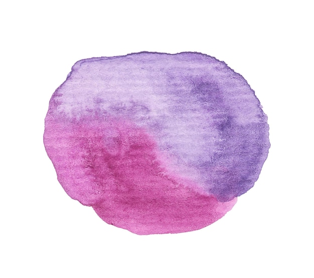 Hand painted watercolor blob on textured paper