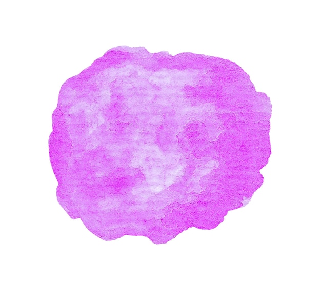 Hand painted watercolor blob on textured paper