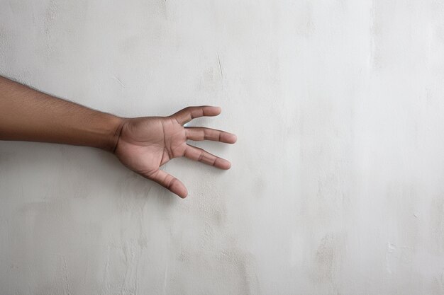 Hand painting the wall white