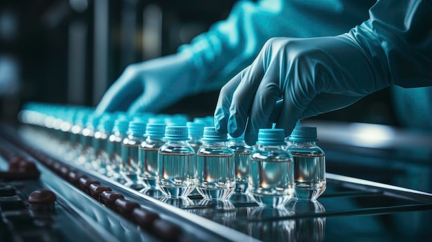 a hand of a person with a bottle of water