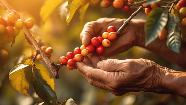 Hand Picking Berries