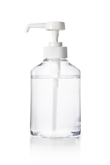 Hand sanitizer gel with clipping path