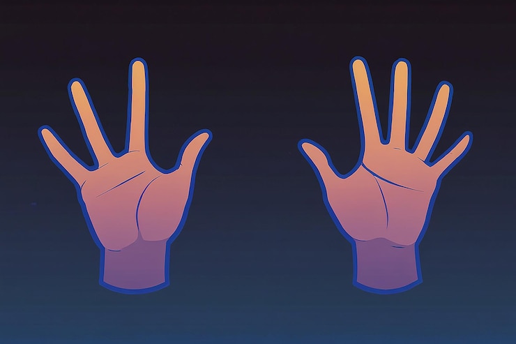 Foto hand silhouet icon vector illustratie