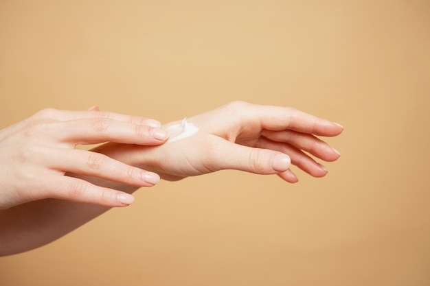 Hand skin cream moisturizing and daily care