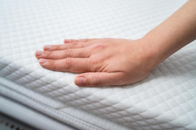 Hand Testing Mattress