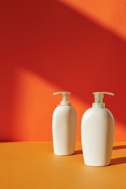 hand wash and shampoo mockup