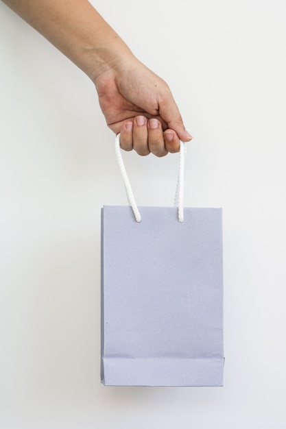 Hand with bag