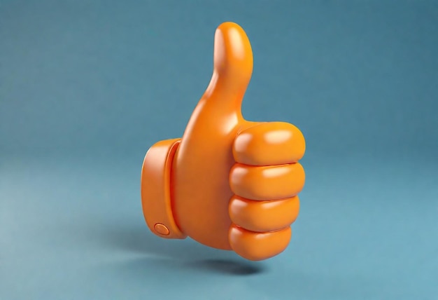 a hand with a thumb up in a thumb up