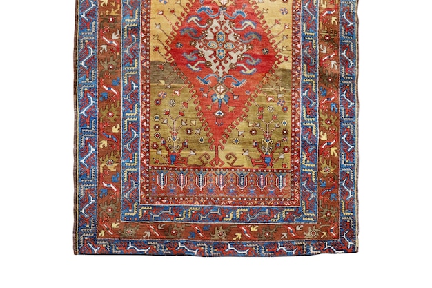 Hand woven antique Turkish carpet