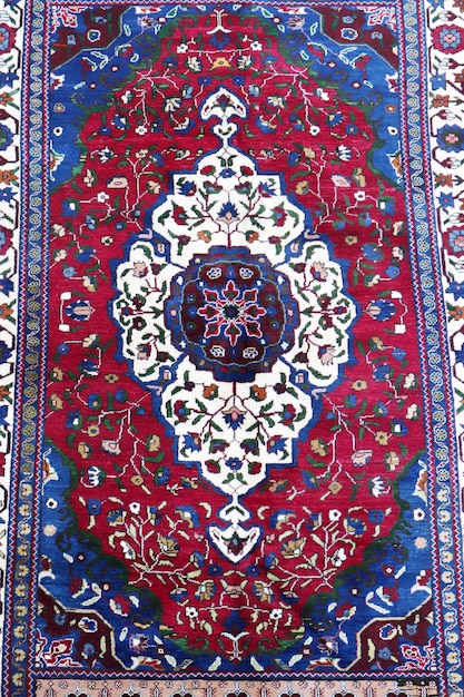 Старинный турецкий ковер ручной работы