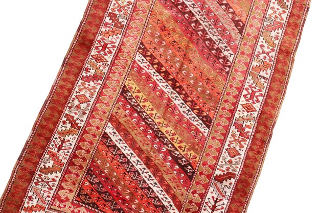 Hand woven antique Turkish carpet