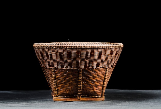 Hand woven bowl from Northern Thailand