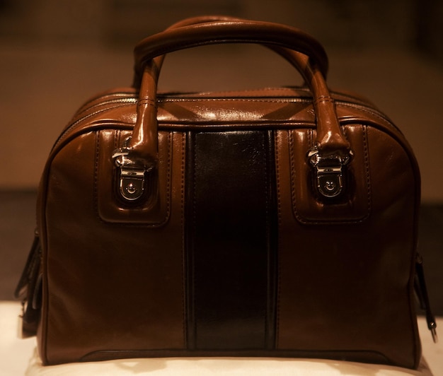 Handbag exposed in a shopwindow