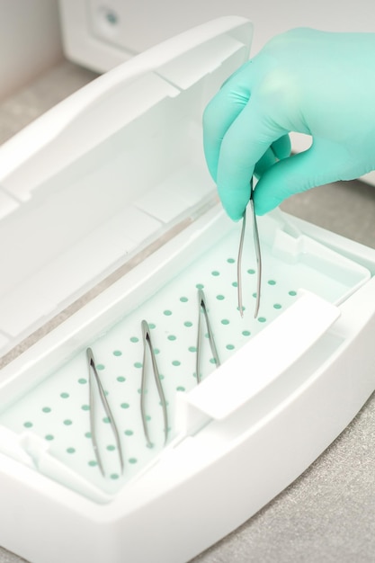 Handdesinfectie pincet met reinigingssystemen voor medische instrumenten Ultrasone reiniger