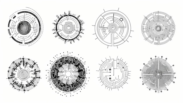 HandDrawn Technology Circuits