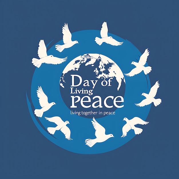 Foto handen van verschillende huidskleuren houden de aarde omhoog, wat de internationale dag van samenleven in vrede symboliseert