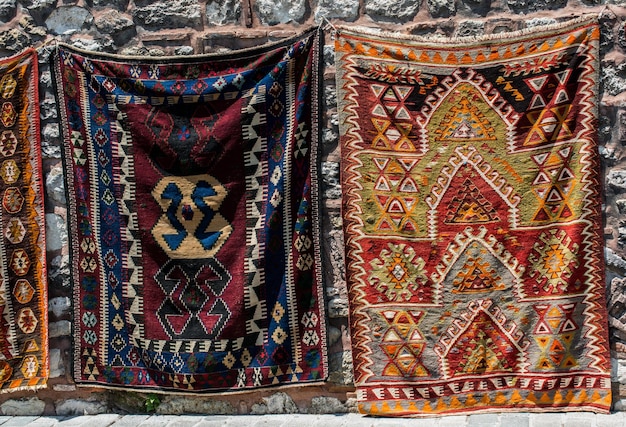 Handgemaakt tapijt en tapijten van traditionele soorten
